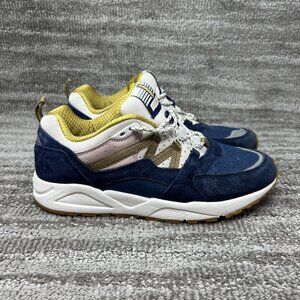 Men’s Karhu Fusion 2.0 Size Sneakers Size 7.5 Navy Gray White
